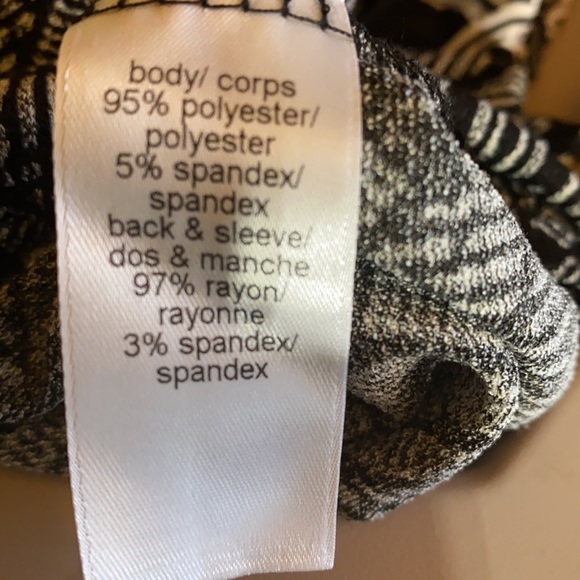 Maurices Black & White Pattern Top - Picture 5 of 5